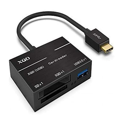 ONTEN (3 IN 1) TYPE-C to XQD2.0/SD Card Reader (3.0)?500MB/S)+USB(3.0) (BLACK) ONTEN (3 IN 1) TYPE-C to XQD2.0/SD Card Reader (3.0)?500MB/S)+USB(3.0) (BLACK)